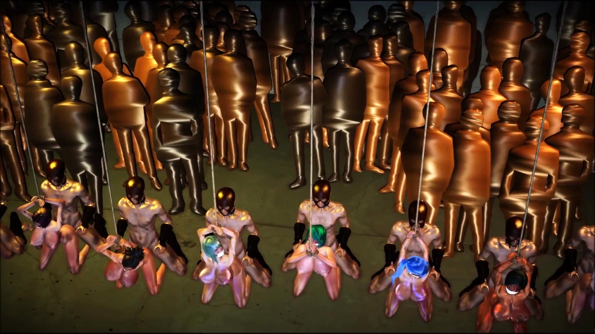 3d Erotic Orgy - Bodacious 3D Bombshells Pumped Full Of Cock In A Wild Orgy Video at Porn Lib