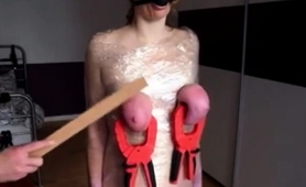Extreme Tits Punishment, Wrapped In Plastic