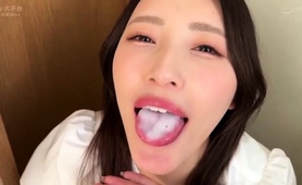 Cum Addicted Asian Teens Showing Off Their Oral Skills