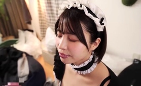 Oriental Maid In Lingerie Delivers Blowjob Masterpiece
